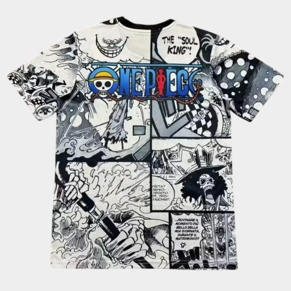Maillot Japon One Piece Brook Edition Manga Blanc