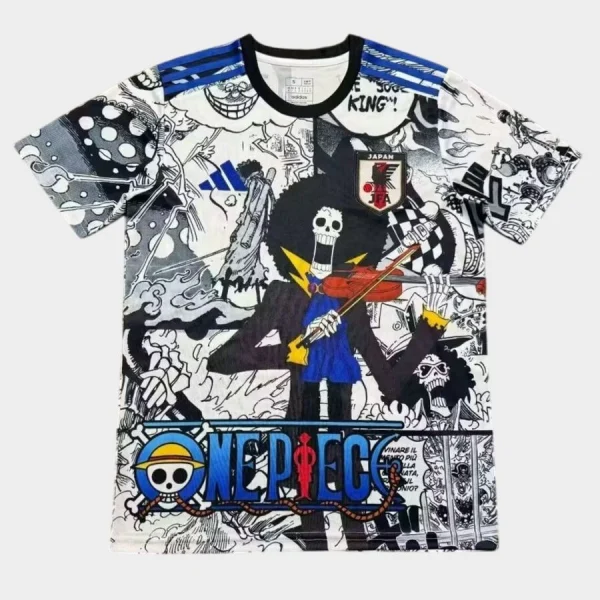 Maillot Japon One Piece Brook Edition Manga Blanc