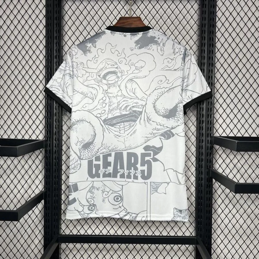 Maillot Japon One Piece Gear 5 Edition Manga Blanc