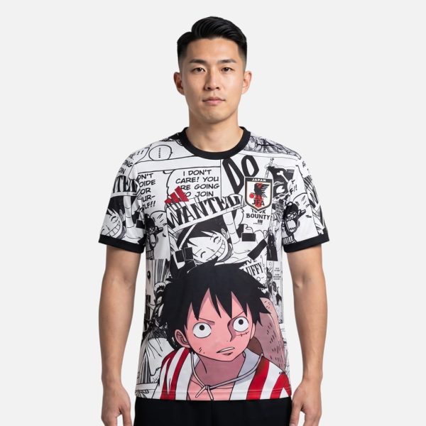 Maillot Japon One Piece Luffy Edition Manga Comic Blanc