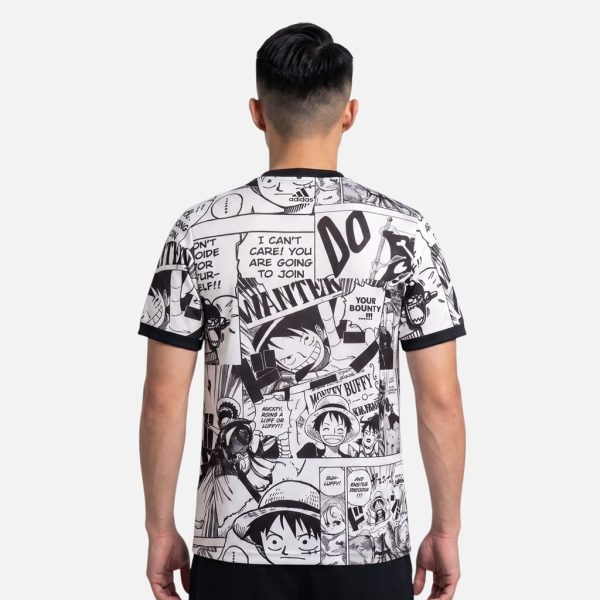 Maillot Japon One Piece Luffy Edition Manga Comic Blanc