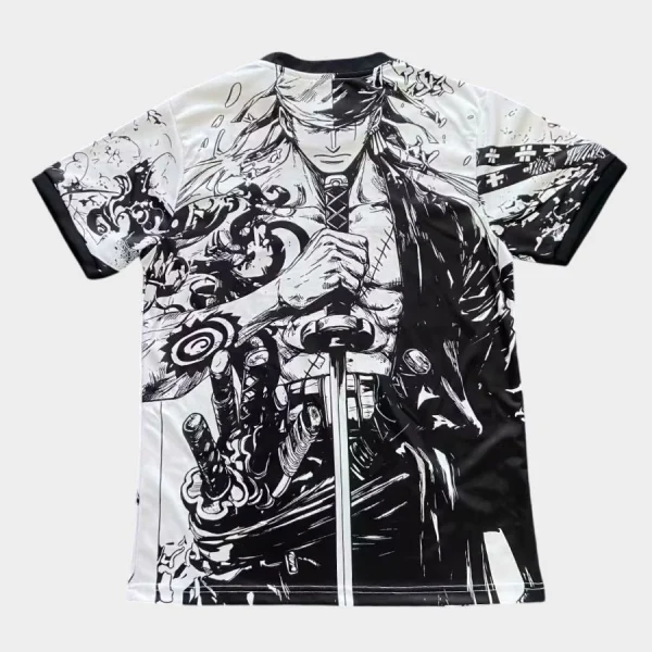 Maillot Japon Sabreur Zoro Edition Pirate Blanc