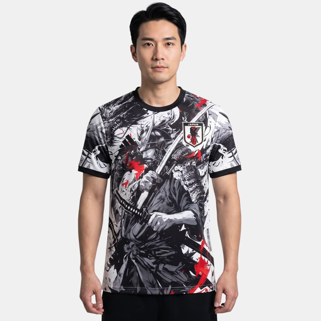 Maillot Japon Samouraï Edition Dragon Rouge (1)