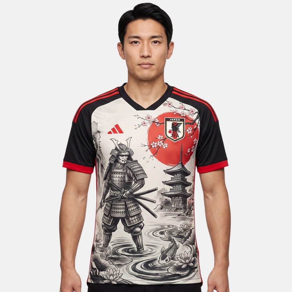 Maillot Japon Samouraï Edition Lame du Soleil-Levant (1)