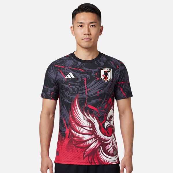 Maillot Japon Shinobi Edition Phenix Rouge