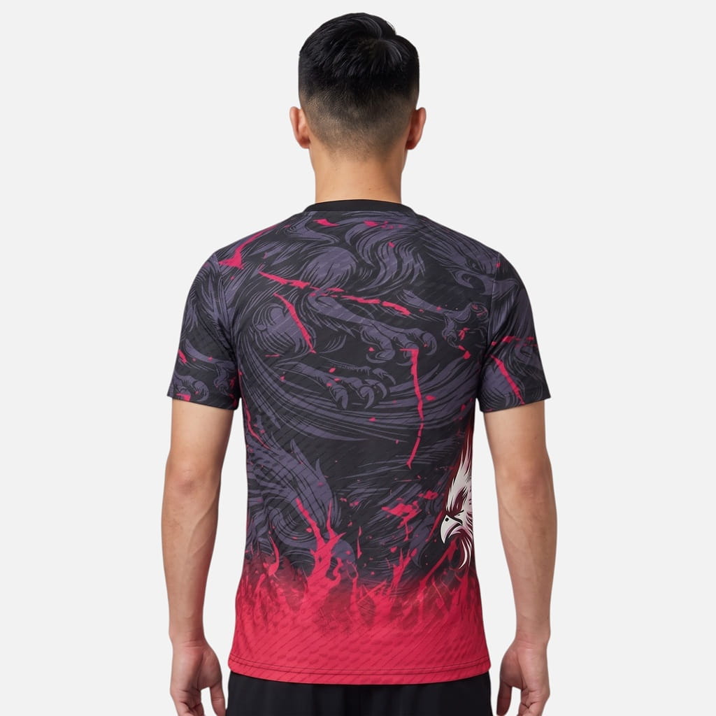 Maillot Japon Shinobi Edition Phenix Rouge (2)