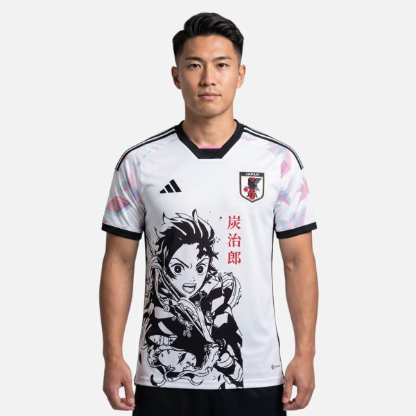 Maillot Japon Tanjiro Edition Demon Slayer Blanc