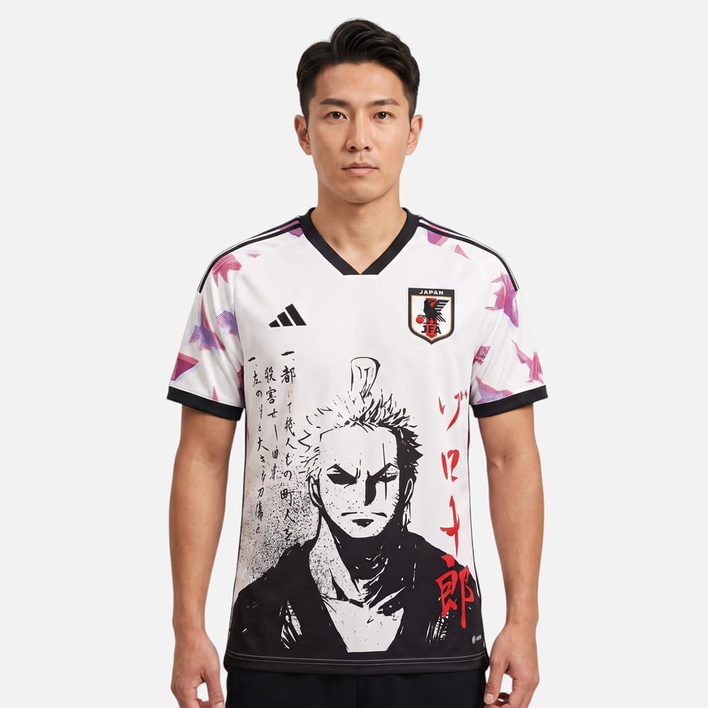 Maillot Japon Zoro Edition One Piece Blanc (1)