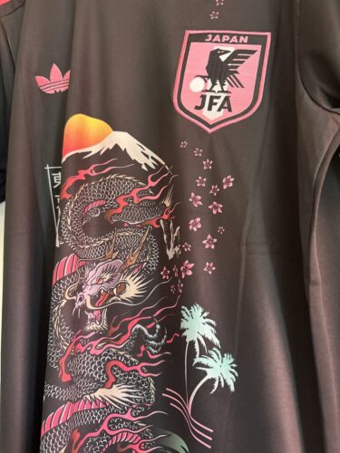 Cliquez pour afficher en plein écran Maillot Japon Edition Dragon Mythique Bleu Royal photo review