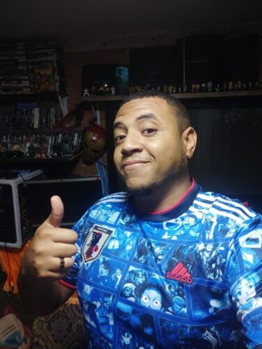 Cliquez pour afficher en plein écran Maillot Japon Luffy Edition One Piece Bleu photo review
