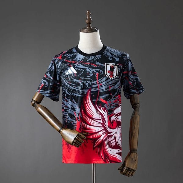 Maillot Japon 2025 2026 Eagle Noir Rouge