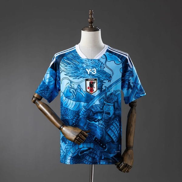 Maillot Japon 2025 2026 Samurai Dragon Bleu